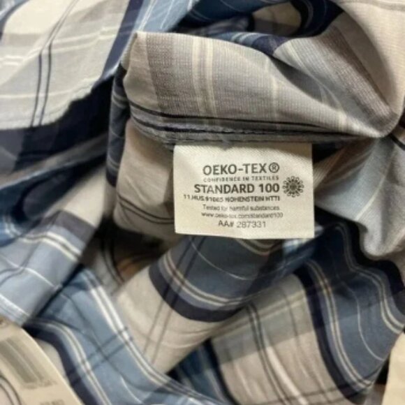 The Men'S Store Bloomingdale Stretch Fabric Blue Multi SZ XL Long Sleeve - Picture 7 of 9